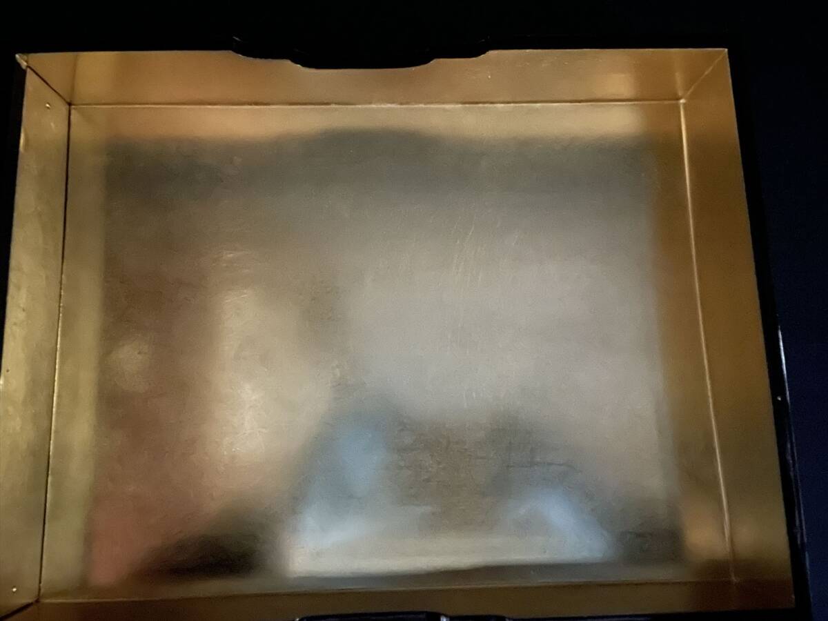 まごころ堂 本物伝統工芸品漆の経本箱 木製本金箔 高さ6㎝ 幅 まごころ堂 本物伝統工芸品漆の経本箱 木製本金箔 高さ6㎝ 幅