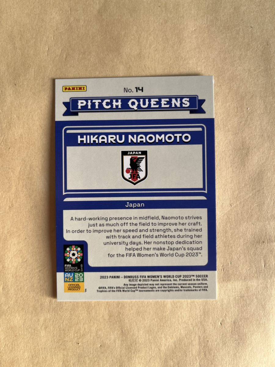 2023 Donruss FIFA Women's WORLD CUP 猶本光 PITCH QUEENS ゴールドパラレル 99枚限定 日本代表 なでしこジャパン 浦和_画像2