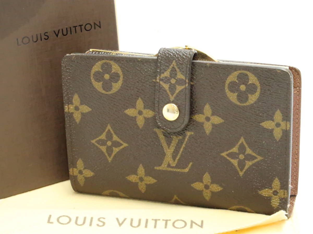 ルイヴィトン　モノグラム　ポルトフォイユ・ヴィエノワ　がま口財布　M61674　LOUIS VUITTON　18677802