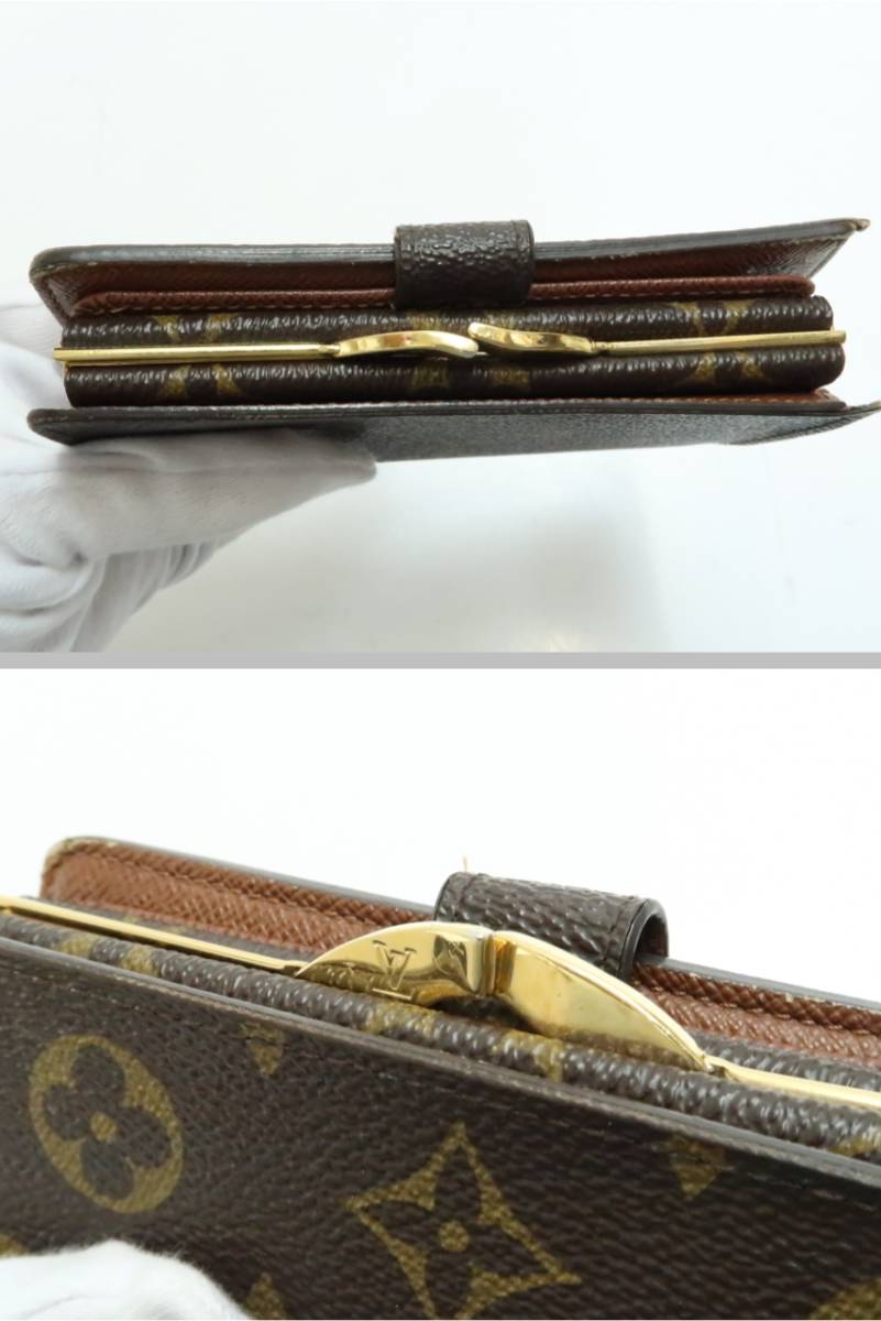 ルイヴィトン　モノグラム　ポルトフォイユ・ヴィエノワ　がま口財布　M61674　LOUIS VUITTON　18677802