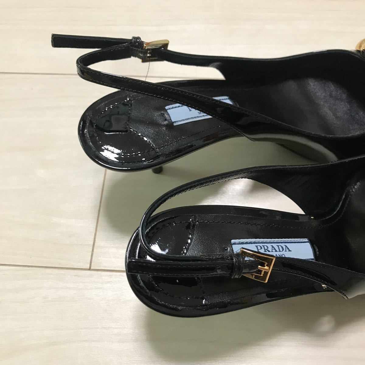 大好評です プラダ バックストラップパンプス abamedyc.com