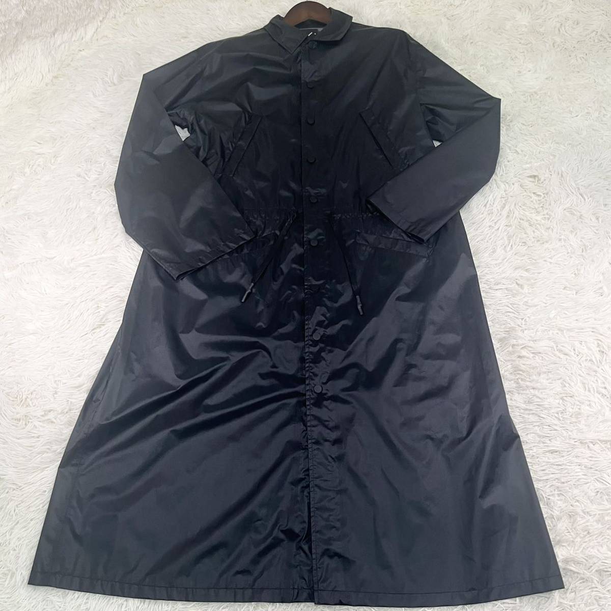  unused class L size NEUTRAL WORKS neutral Works bench coat Coach coat jacket nylon Coach Coat long height black black 