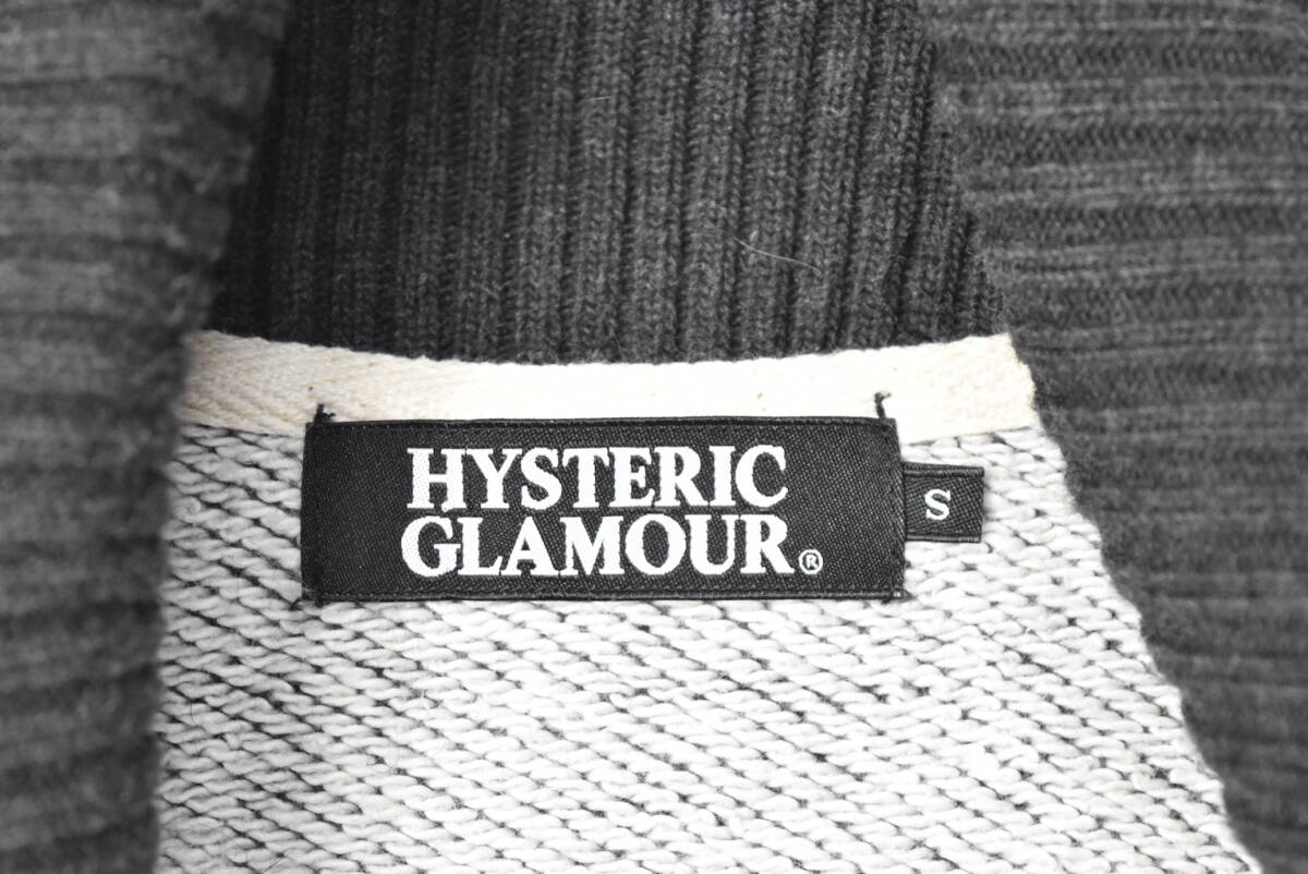 HYSTERIC GLAMOUR ヒステリックグラマー 刺繍ロゴ カーディガン コットンウール 27747 - 774 58_画像6