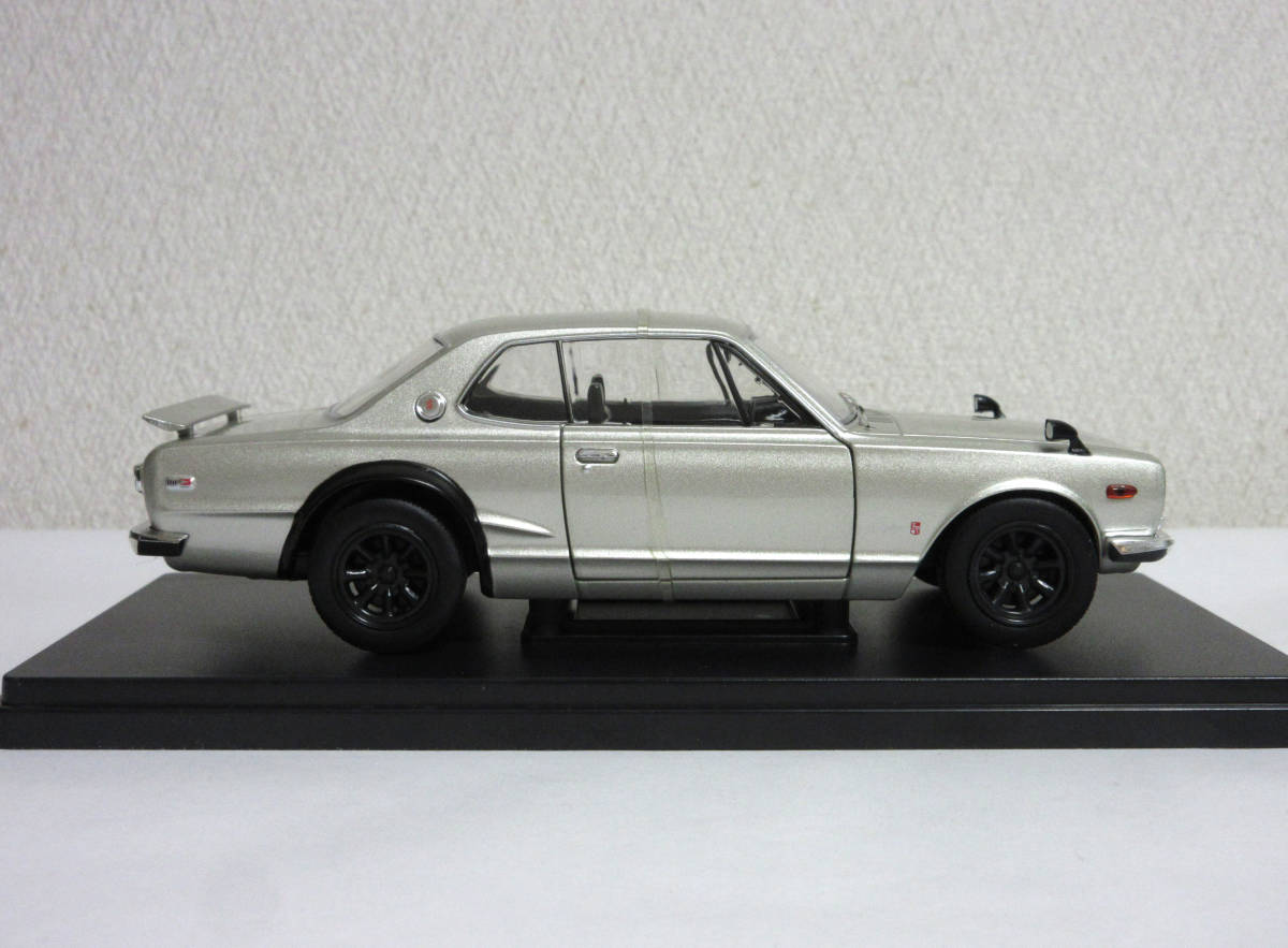 アシェット 国産名車コレクション 1/24 Vol.02 Nissan Skyline 日産 スカイライン2000GT-R KPGC10 1970 専用ケース付_画像5