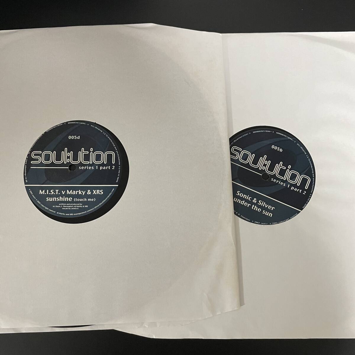 V.A. - Soul:ution Series 1 Part 2 / M.I.S.T. High Contrast, Marky, Soul:r SOULR005 ドラムンベース,Drum&Bass,Drum'n'Bass,レコードの画像2