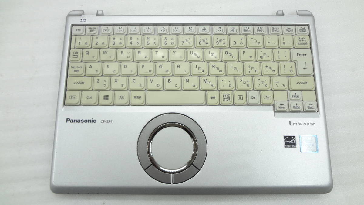 パームレストキーボード Panasonic CF-SZ5など 12.1インチ画面用 ジャンク品 (w378)_画像1