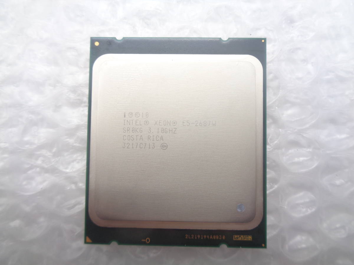 複数入荷 Intel Xeon E5-2687W 3.10GHz SR0KG 中古動作品(C217)の画像1
