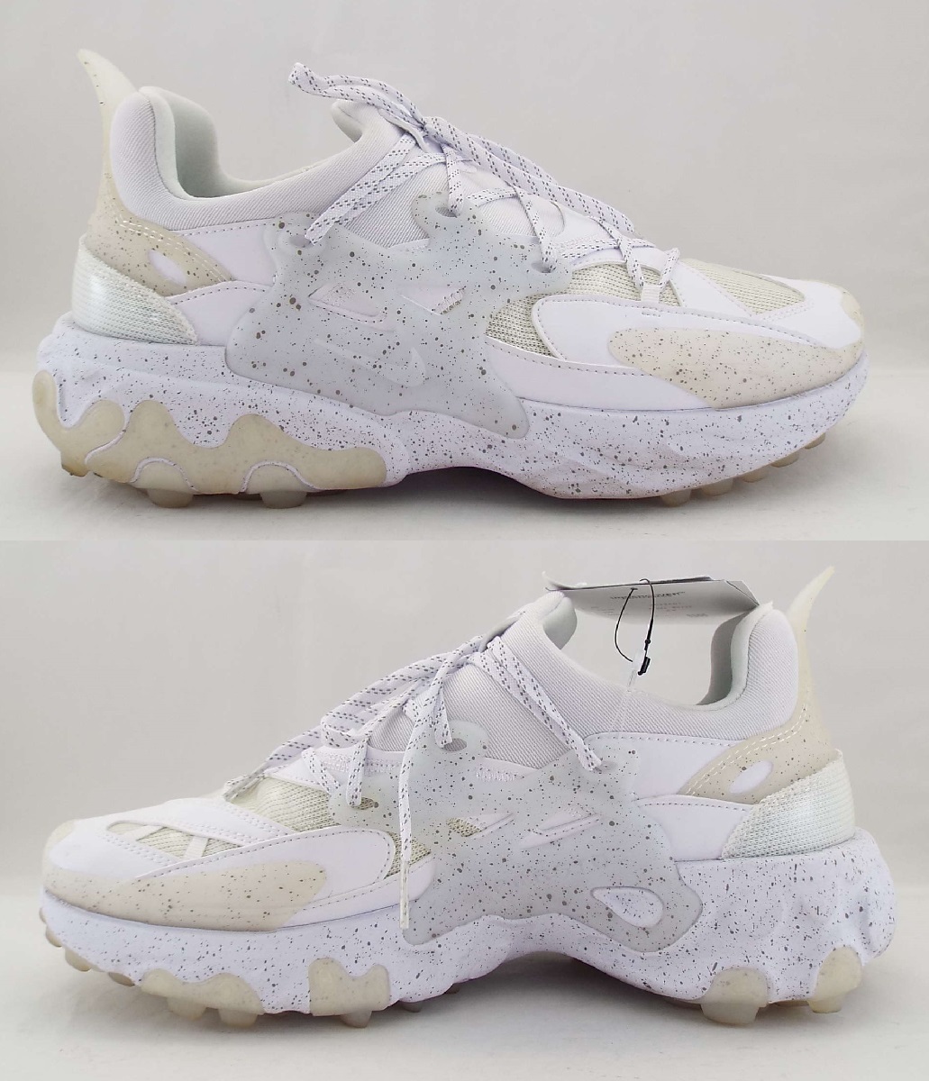 T2968〇NIKE(ナイキ)×UNDERCOVER(アンダーカバー)コラボ REACT PRESTO リアクト プレスト スニーカー CU3459-100 白 29cm