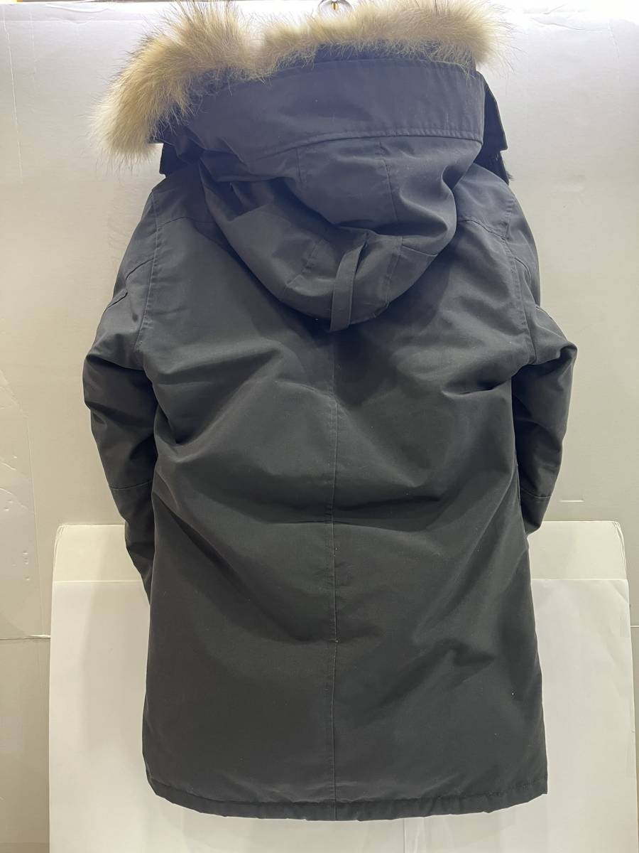 237-MH57) 中古 使用感有 CANADA GOOSE Jasper Parka XSサイズ 3438JM カナダグース ジャスパー パーカー ダウンジャケット ブラック 黒_画像2