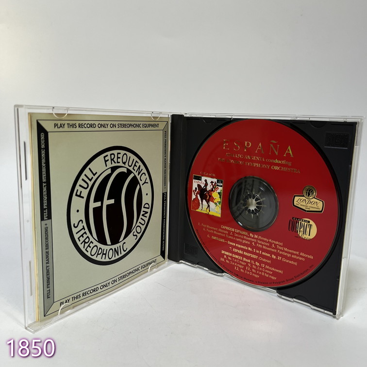 希少 ゴールドCD CSCD-6006 ESPANA エスパーニャ アルヘンタ ARGENTA ロンドン交響楽団 LSOの画像4