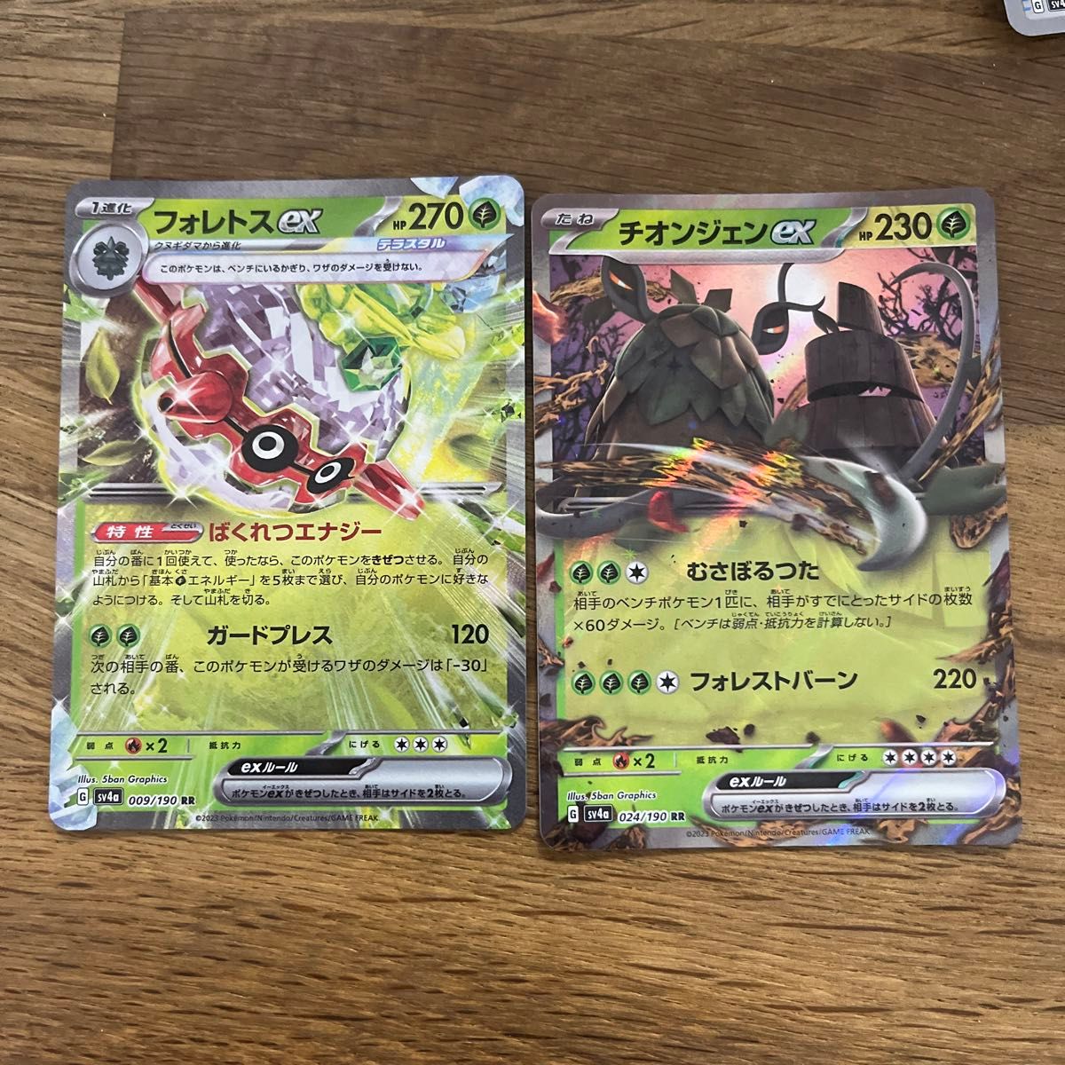フォレトスEX+チオンジェンEXセット ポケモンカード シャイニー フォレトスEX+チオンジェンEXセット ポケモンカード シャイニー