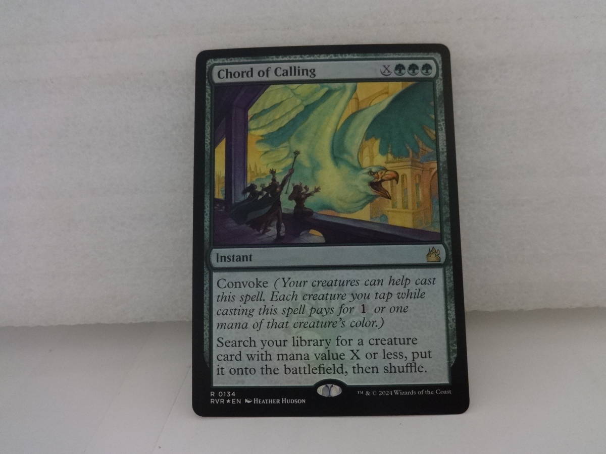 A962 中古 トレカ マジックザギャザリング MTG Chord of Calling 召喚の調べ 英 Foil_画像1