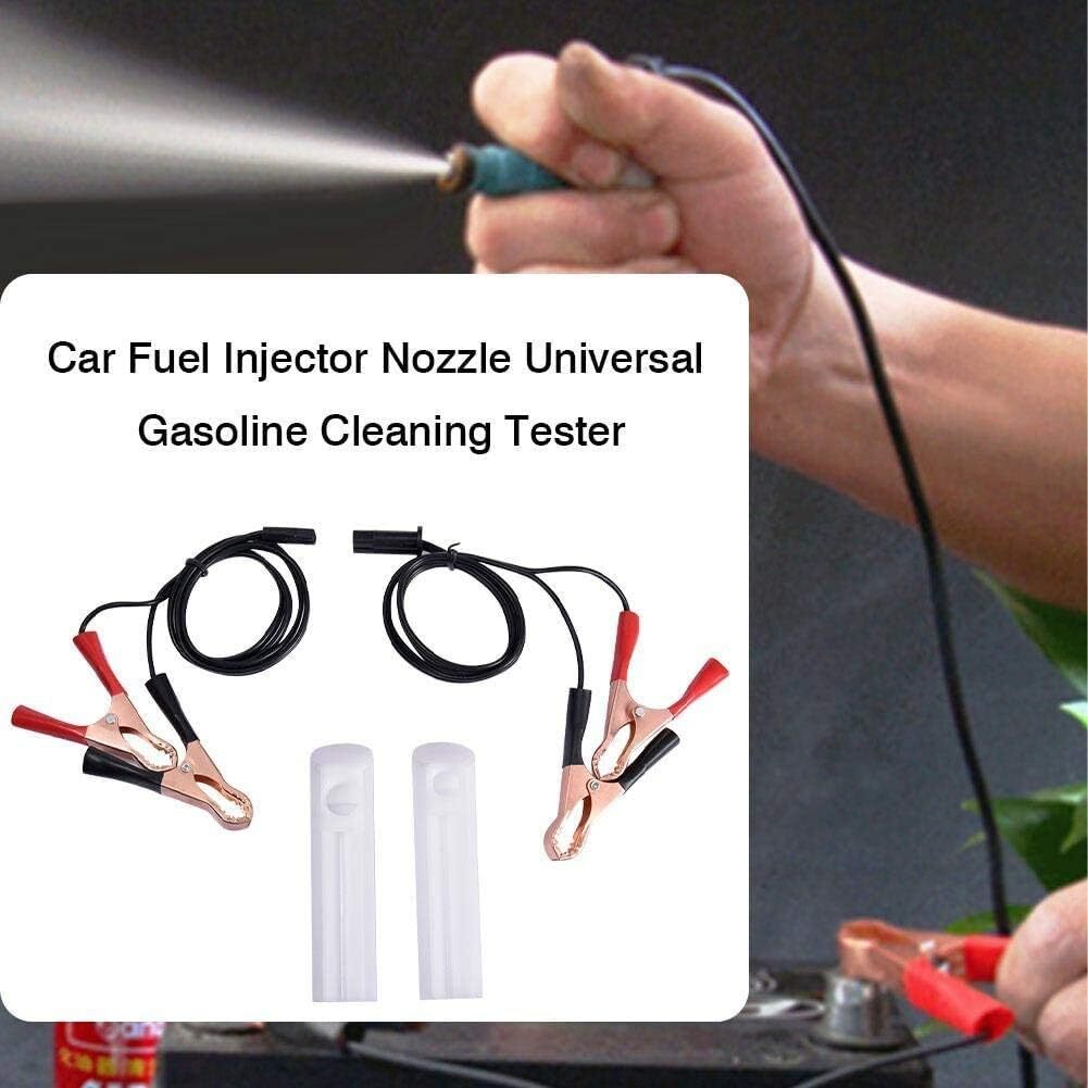 CarAngels fuel injector exclusive use washing kit fuel injector nozzle cleaner adaptor + power supply cable cleaning tool 