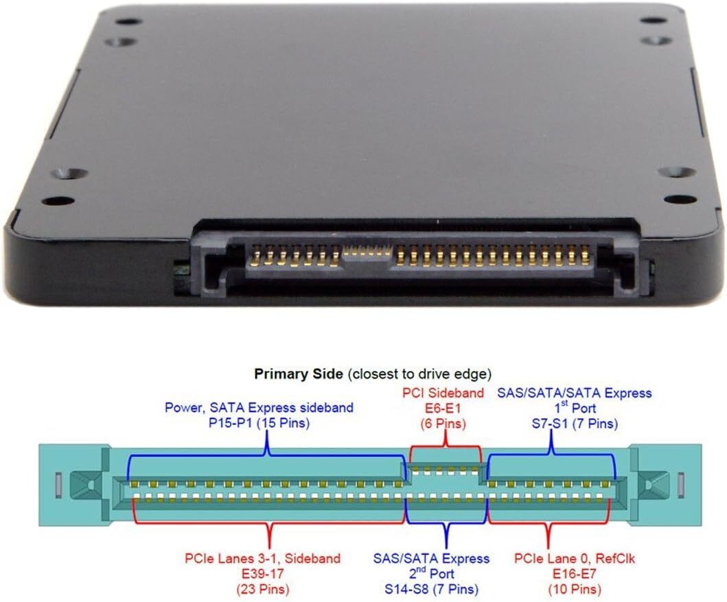 CY SFF-8639 NVME U.2-NGFF M.2 M-key PCIe SSDケース エンクロージャ ブラック マザーボ_画像8