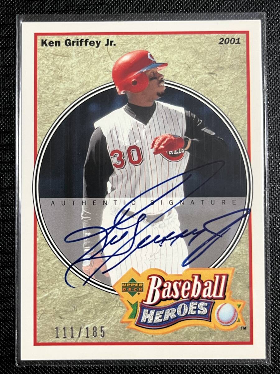 2002 upper deck baseball heroes autograph auto 185枚限定 Ken Griffey Jr. ケン・グリフィーJr. 直筆サイン autograph auto