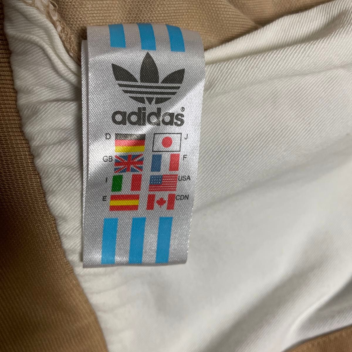 超希少 アースカラー adidas ミニトレフォイル 刺繍 アディダス 超希少 アースカラー adidas ミニトレフォイル 刺繍 アディダス