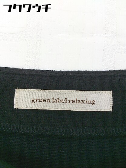 ◇ green label relaxing グリーンレーベル UNITED ARROWS レース 七分袖 膝丈 ワンピース ブラック レディースの画像4