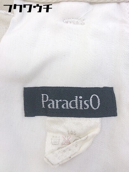 ◇ PARADISO パラディーゾ 大きいサイズ タック スラックス パンツ サイズ105 ベージュ メンズ_画像5