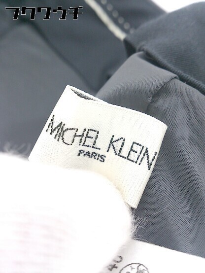 ◇ MK MICHEL KLEIN エムケーミッシェルクラン ストレッチ フレアパンツ サイズ40 ブラック グレー レディース_画像5
