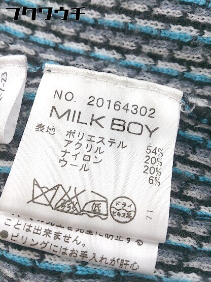 ◇ MILKBOY × 430 FOURTHIRTY ET 長袖 ニット セーター サイズL ブラック メンズ_画像7