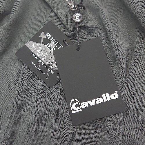* * * не использовался * Cavallo Logo стрейч верховая езда сопутствующие товары длинный рукав спортивная одежда размер USA 12 серый женский мужской E