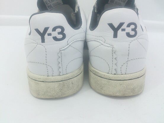◇ Y-3 Yohji Yamamoto × adidas Yohji Court FU9189 スニーカー シューズ サイズ22.5cm ホワイト系 レディース P_画像8