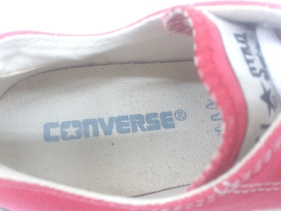 ◇ CONVERSE コンバース スニーカー シューズ サイズ 23cm レッド ホワイト レディース P_画像4