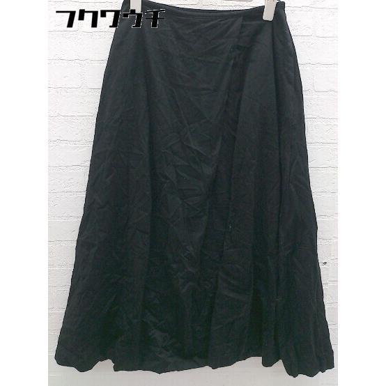 ◇ MICA&DEAL マイカ＆ディール ロング フレア スカート サイズM ブラック レディース_画像2