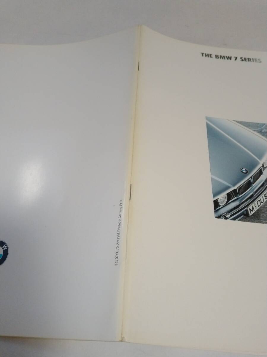 [7 series ]THE BMW 7 SERIES 1993[53 page ]730i 735i 735iL 1991[35 page ] dealer distribution catalog 2 pcs. secondhand book [ private exhibition ]