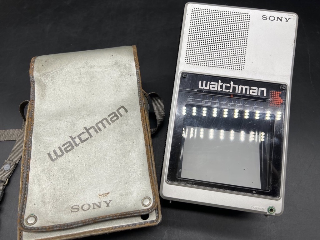 B575〔動作未確認〕Sony watchman ウォッチマン　FDー40 85年製　1-6月期　ソニー　ケースにベタつきあり_画像1