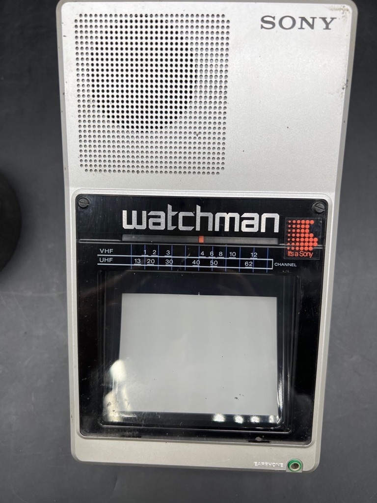 B575〔動作未確認〕Sony watchman ウォッチマン　FDー40 85年製　1-6月期　ソニー　ケースにベタつきあり_画像6