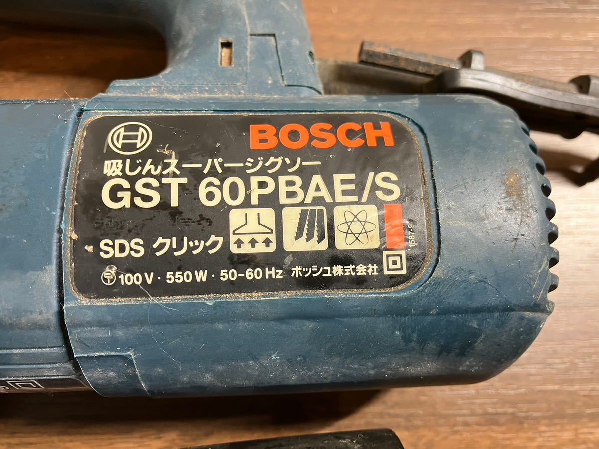 A/1208 通電OK BOSCH ボッシュ スーパージグソー GST 60PBAE/S 大工道具_画像3