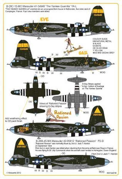 Kits-World(144018)1/144 B-26B-15 'Our Baby'他用デカール_画像2