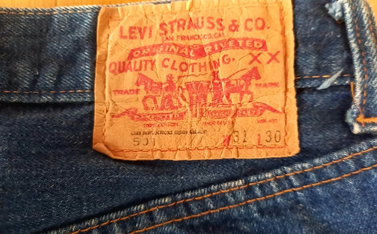 リーバイス 501 66前期 W31 L30 8％ 裏ボタン6 程度抜群　タグ完璧　Levi's　501XX ヴィンテージ　デニム　BIGE オリジナル　ジーンズ_画像2