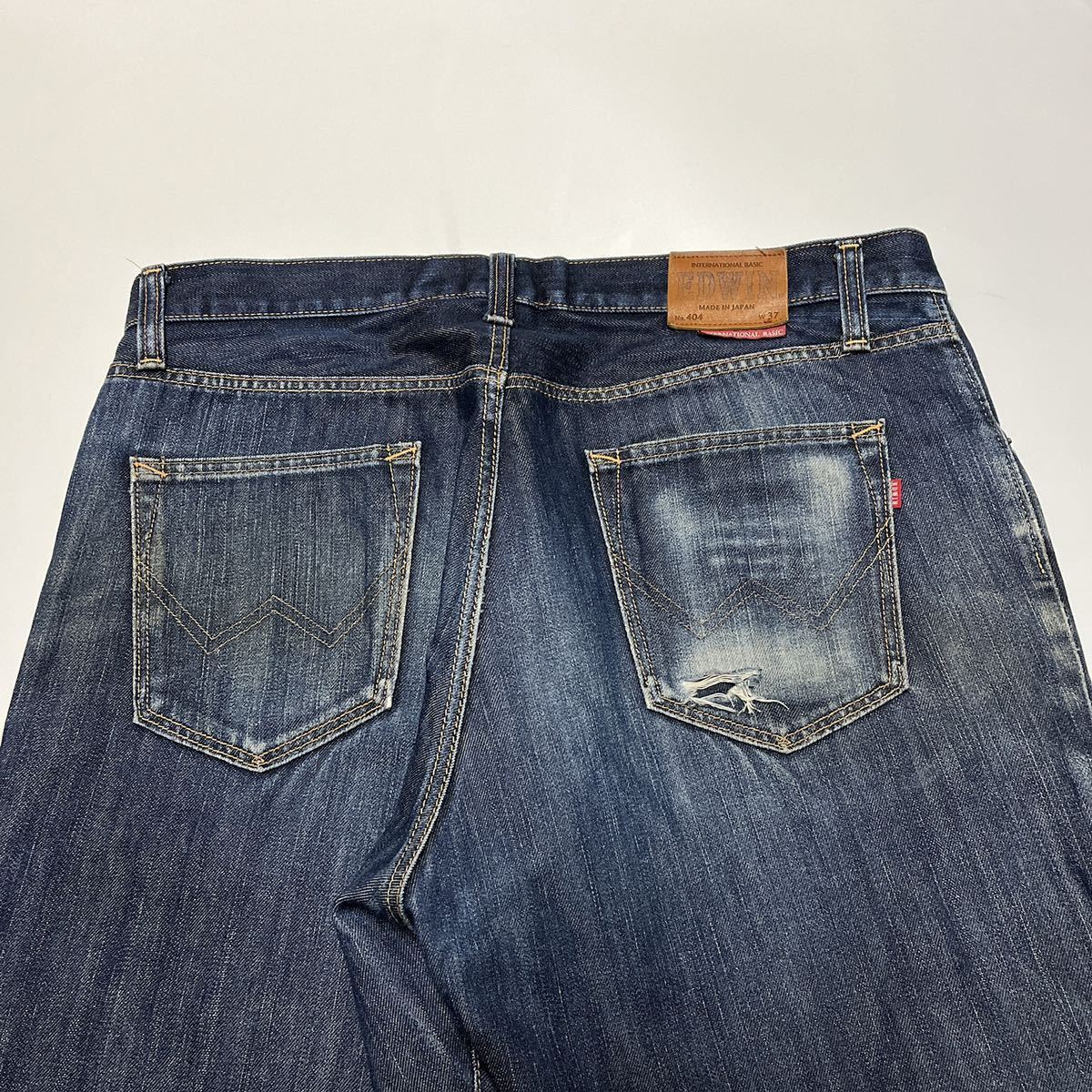 EDWIN Edwin 404 Inter National Basic strut jeans Denim pants W37 made in Japan 