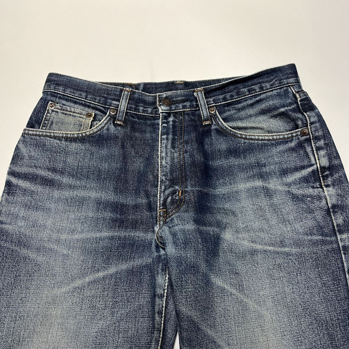 EDWIN エドウィン X-JEANS 401 40101 ブーツカットジーンズ デニムパンツ W33 日本製_画像4