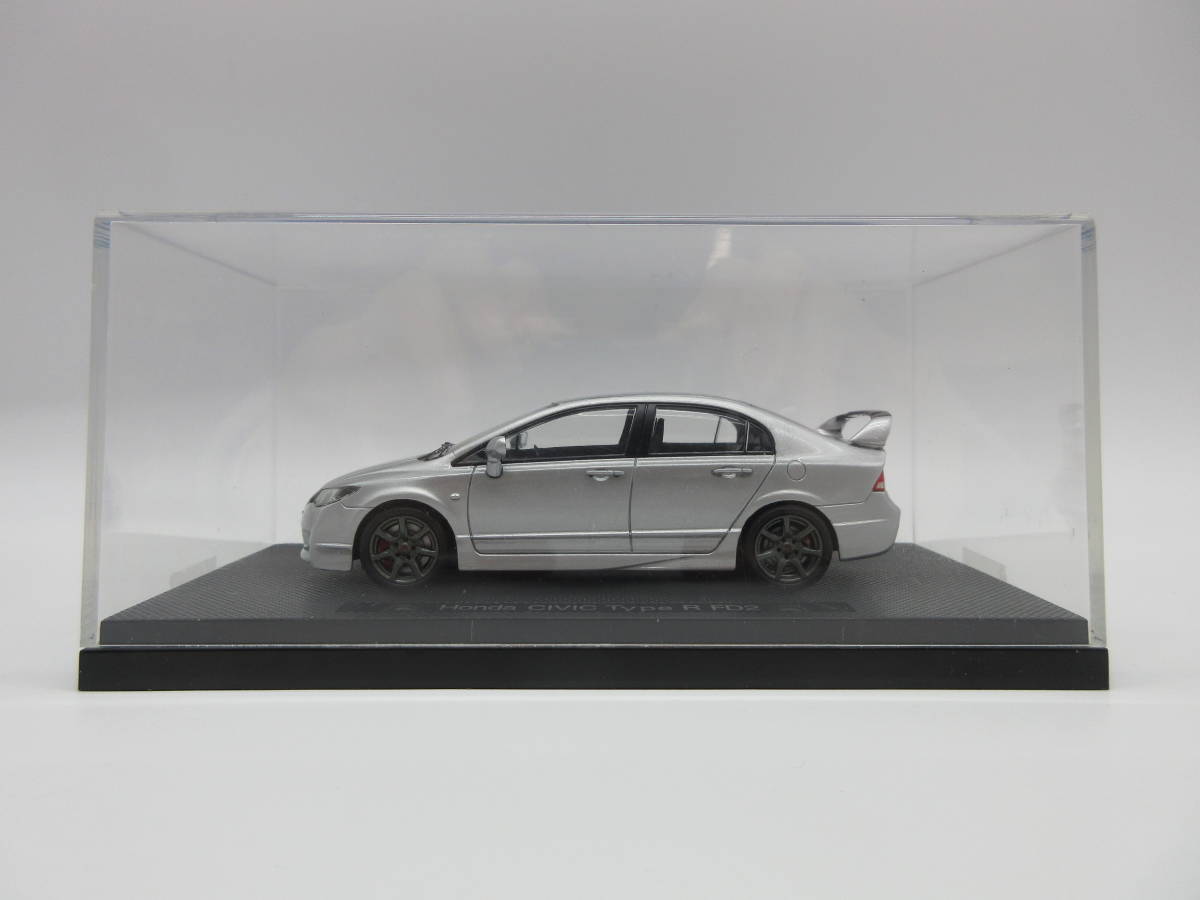 1/43 エブロ ホンダ Honda CIVIC Type-R FD2 シビック タイプR FD2 ミニカー シルバー