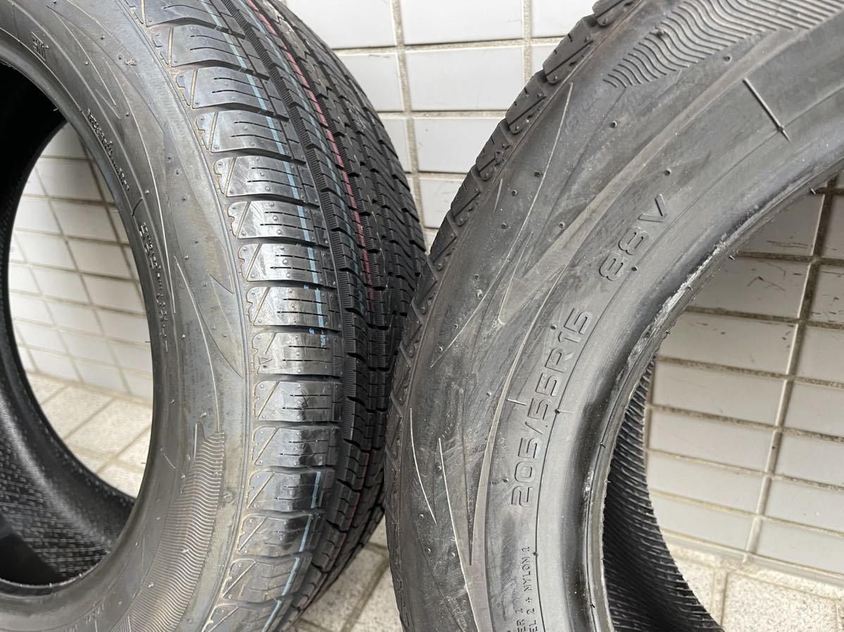  new goods unused 205/55R15 2 pcs set NANKANG