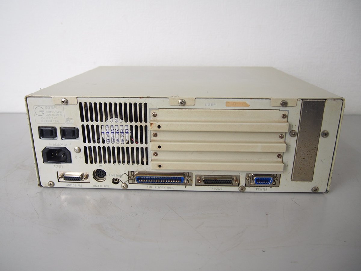 ☆【2K0130-18】 NEC パーソナルコンピュータ 旧型PC PC-9801EX2 現状品_画像5