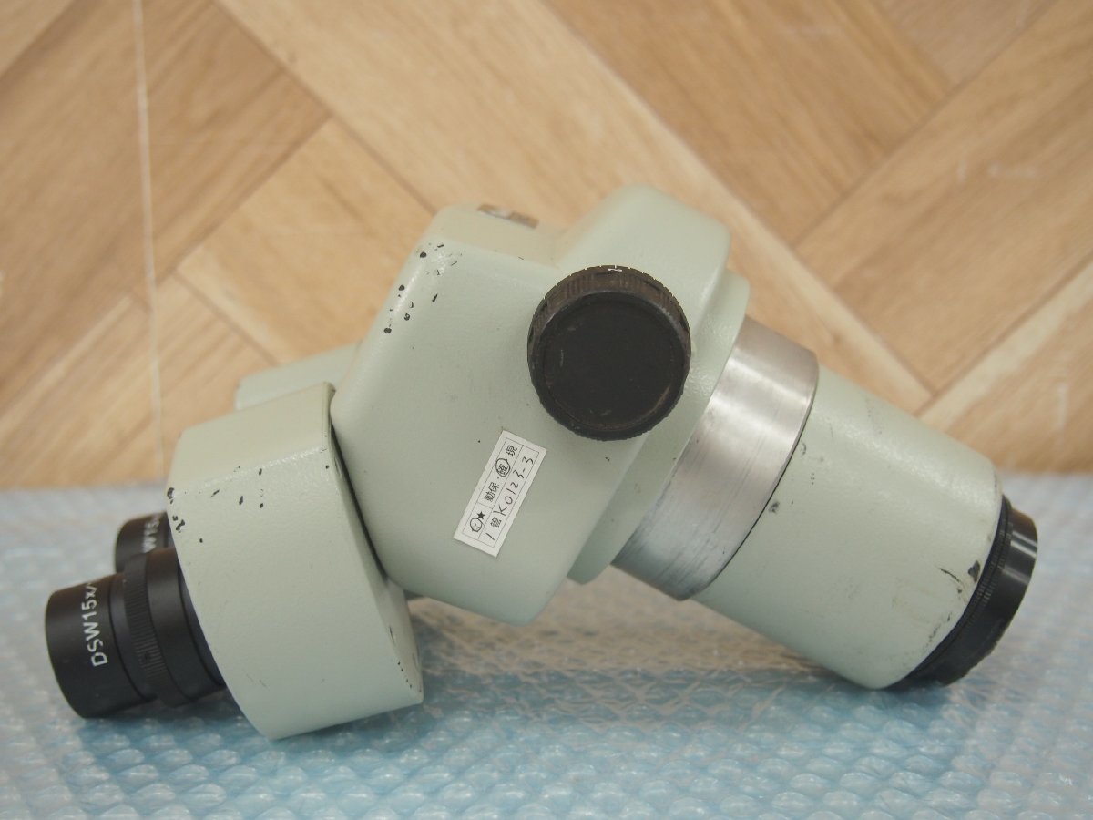 ☆【1K0123-3】 Carton カートン 実体顕微鏡 パーツ DSZ44 接眼レンズDSW15×/15.0×2付き ジャンク_画像4