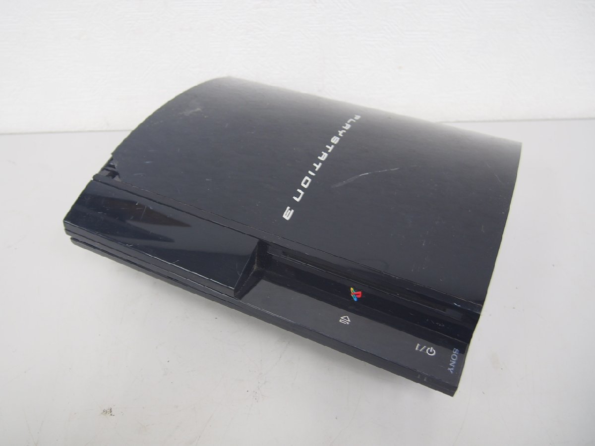 ☆【2K0208-8】 SONY ソニー PlayStation3 PS3 プレイステーション3 CECHB00 100V 本体のみ ジャンク_画像1