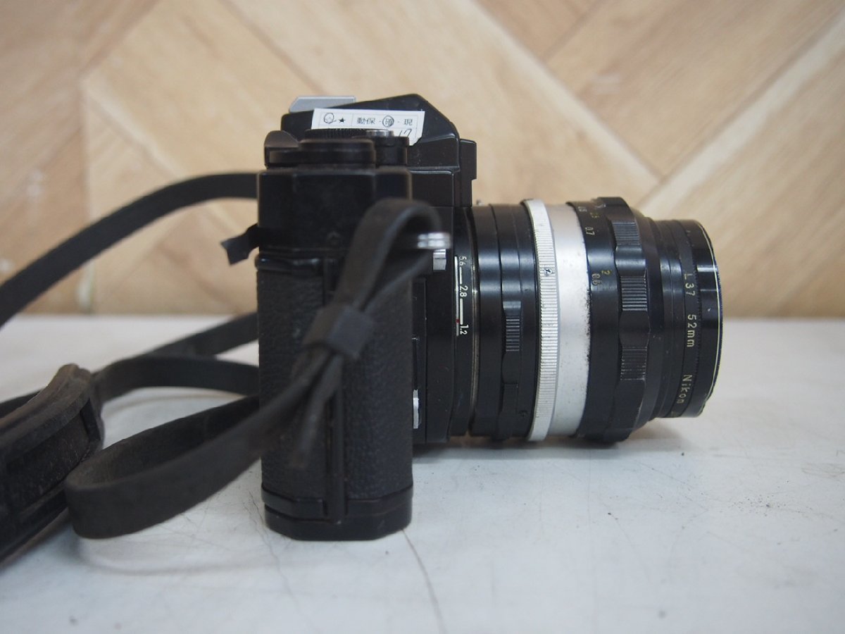 ☆【1K0214-17】 Nikon ニコン フィルムカメラ Nikomat EL NIKKOR-S.C Auto 1:1.4 f=50mm レンズ付き ジャンク_画像5