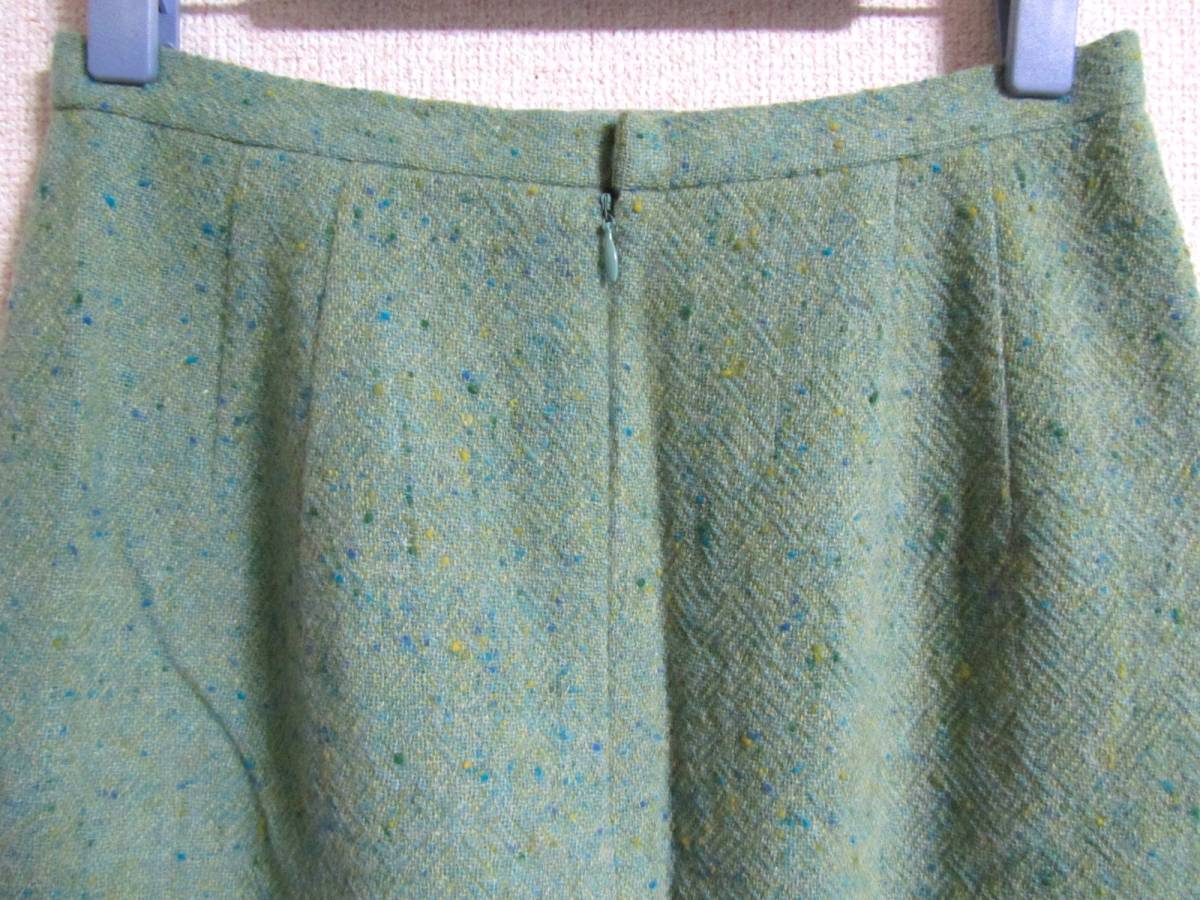 美品　BALENCIAGA バレンシアガ　ツイード素材　シンプルなタイトスカート　４０_画像9