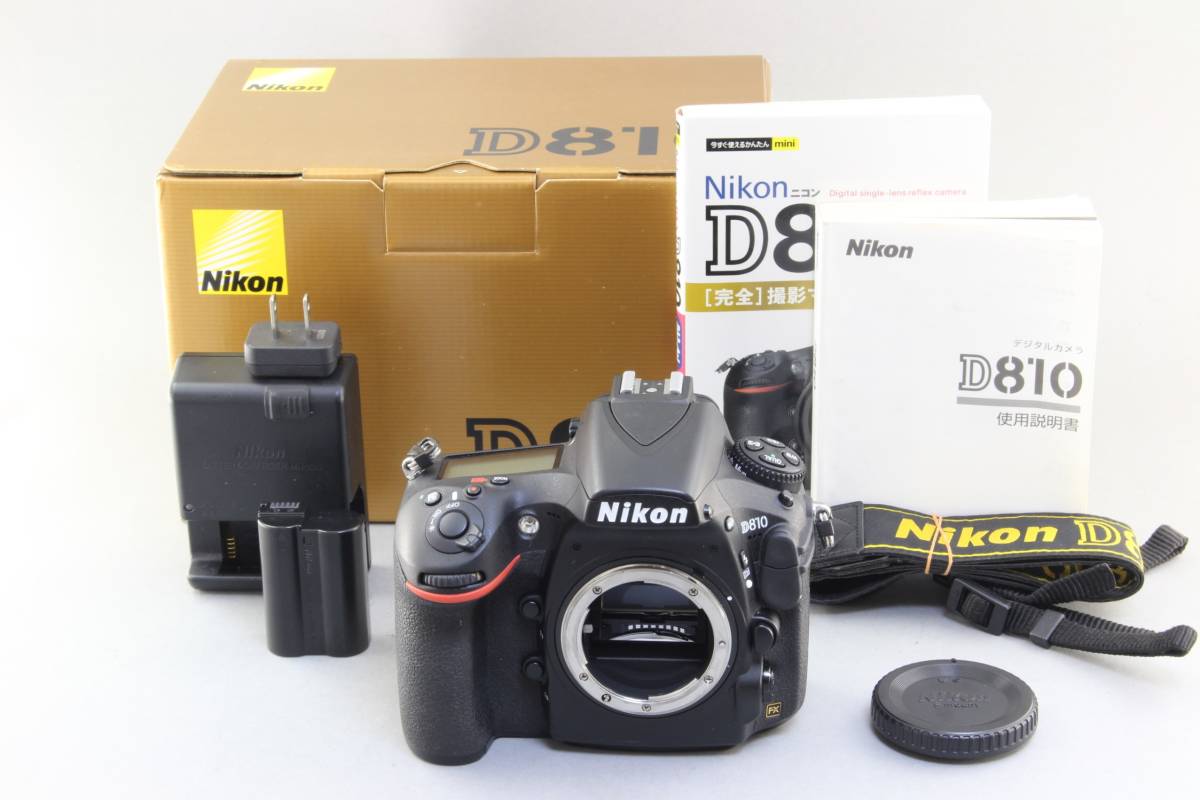 A+ (美品) Nikon ニコン D810 ボディ フルサイズ ショット数13685回 初期不良返品無料 領収書発行可能