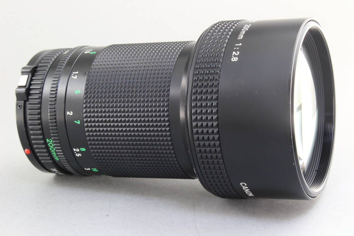 A+ (美品) Canon キヤノン New FD 200mm F2.8 初期不良返品無料 領収書発行可能_画像5