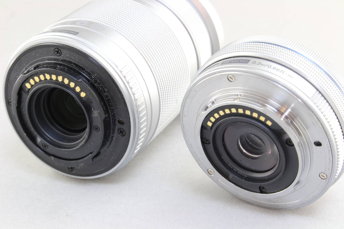 A+ (美品) OLYMPUS オリンパス PEN E-PL9 ホワイト ダブルズームレンズキット EZ 14-42mm 40-150mm ショット数528回 初期不良返品無料_画像6