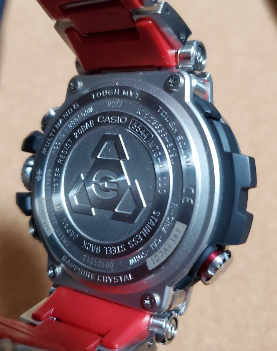 CASIO カシオ G-SHOCK ジーショック MTG-B1000D-1AJF Bluetooth 電波ソーラー腕時計