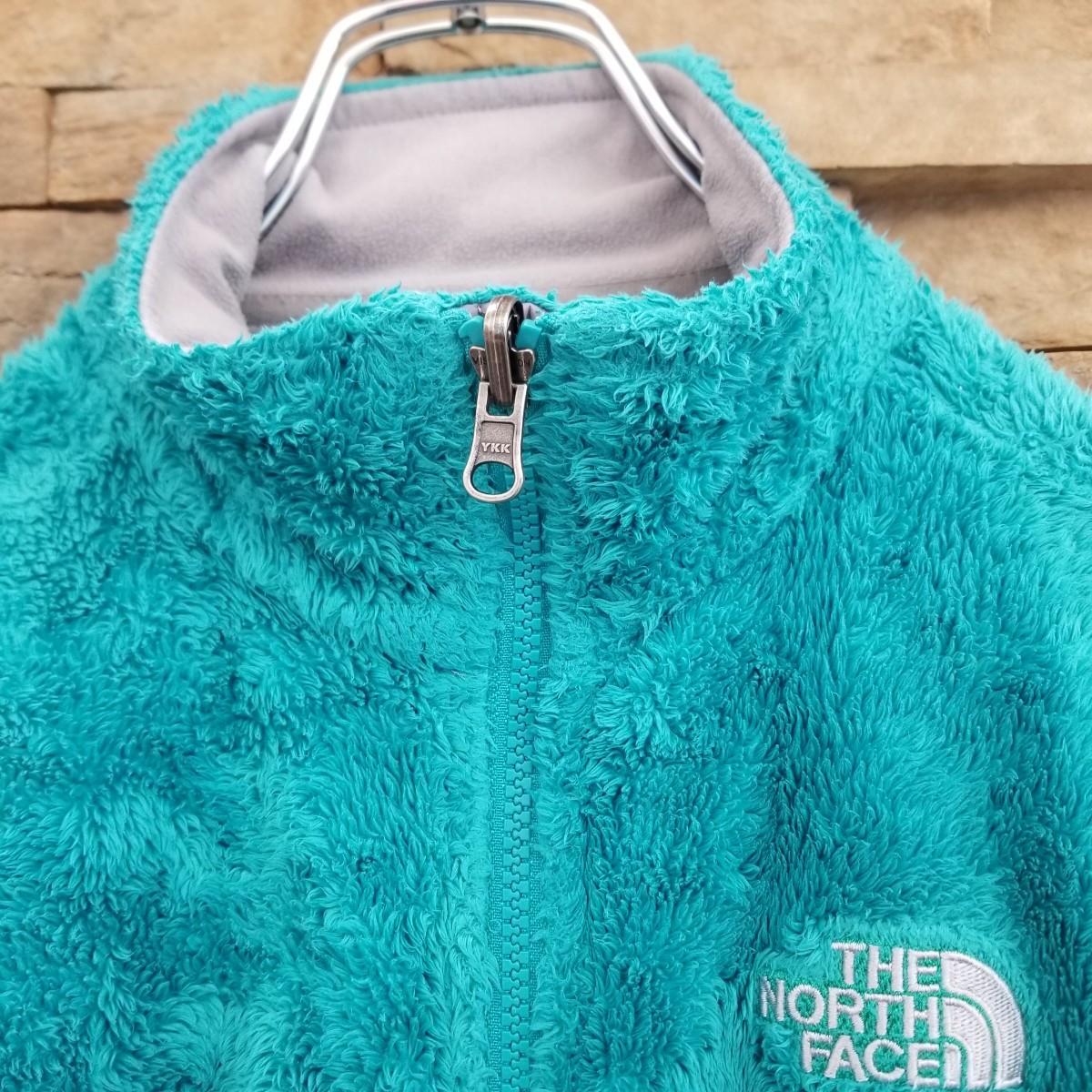 古着　THE NORTH FACEノースフェイス フリースジャケット　Women 　XS アウトドア キャンプ 防寒 ブルー