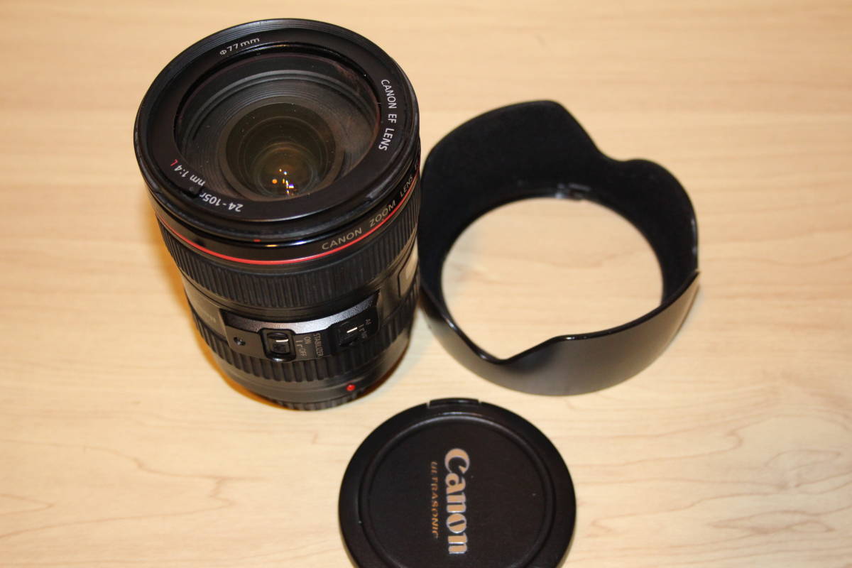 ジャンク Canon キヤノン EF 24-105mm F4 L IS USM レンズ ズーム_画像1