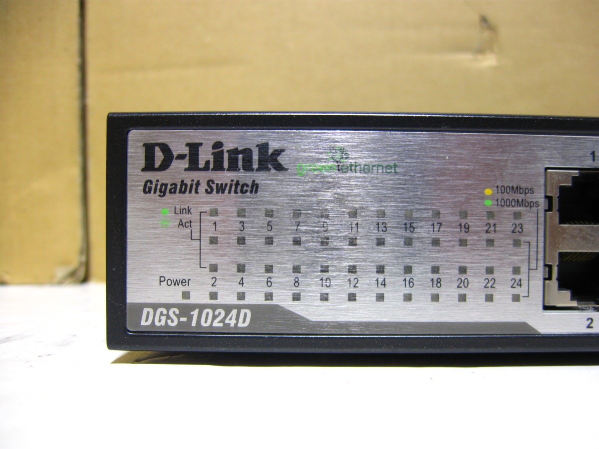▽D-Link DGS-1024D 24ポート ギガビットアンマネージスイッチ_画像2